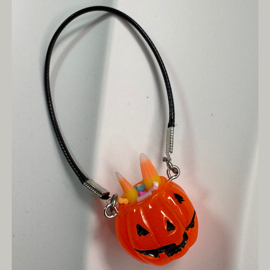 Pumpkin Trick-or-Treat Bucket Crossbody Bag