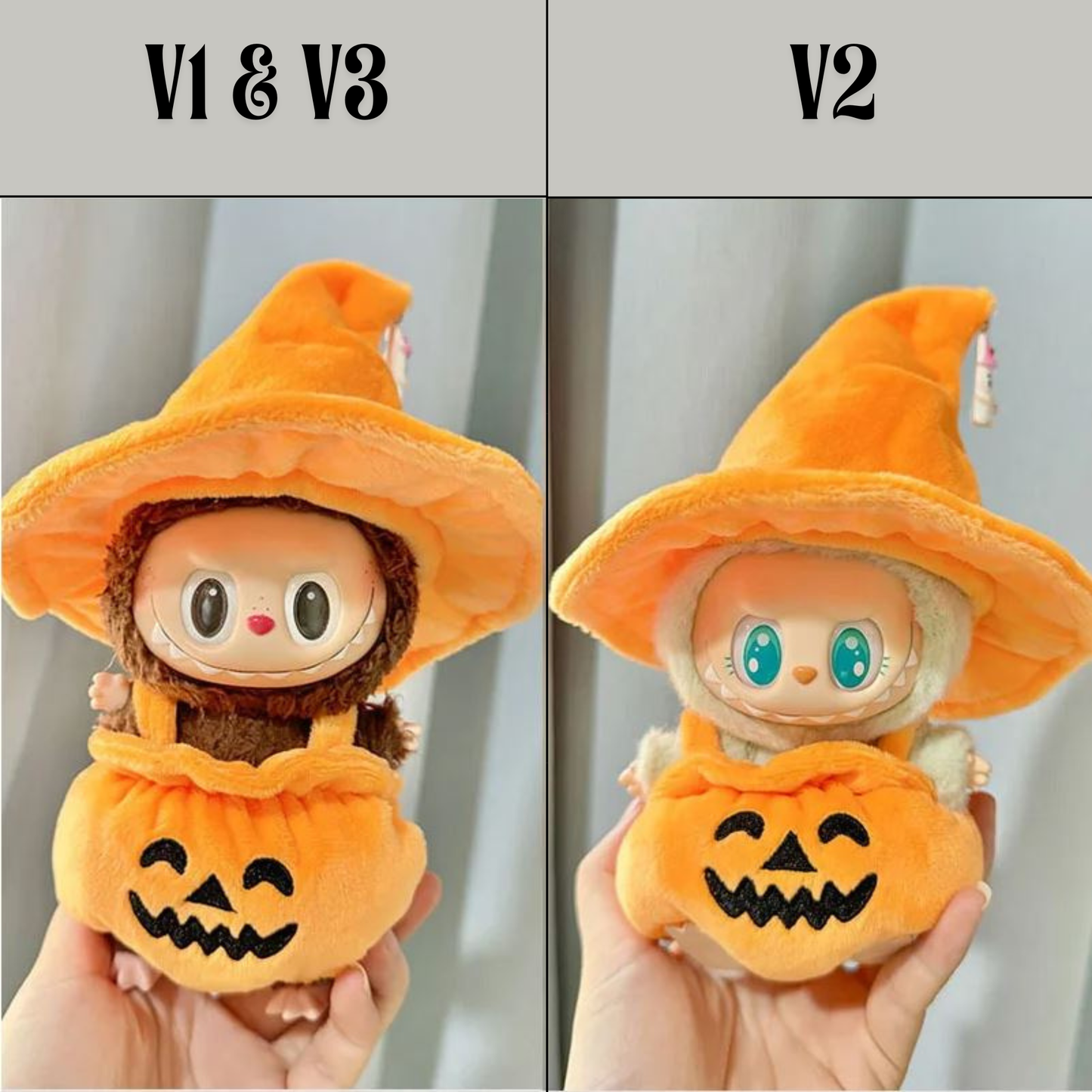 Labubu Pumpkin Overalls Outfit