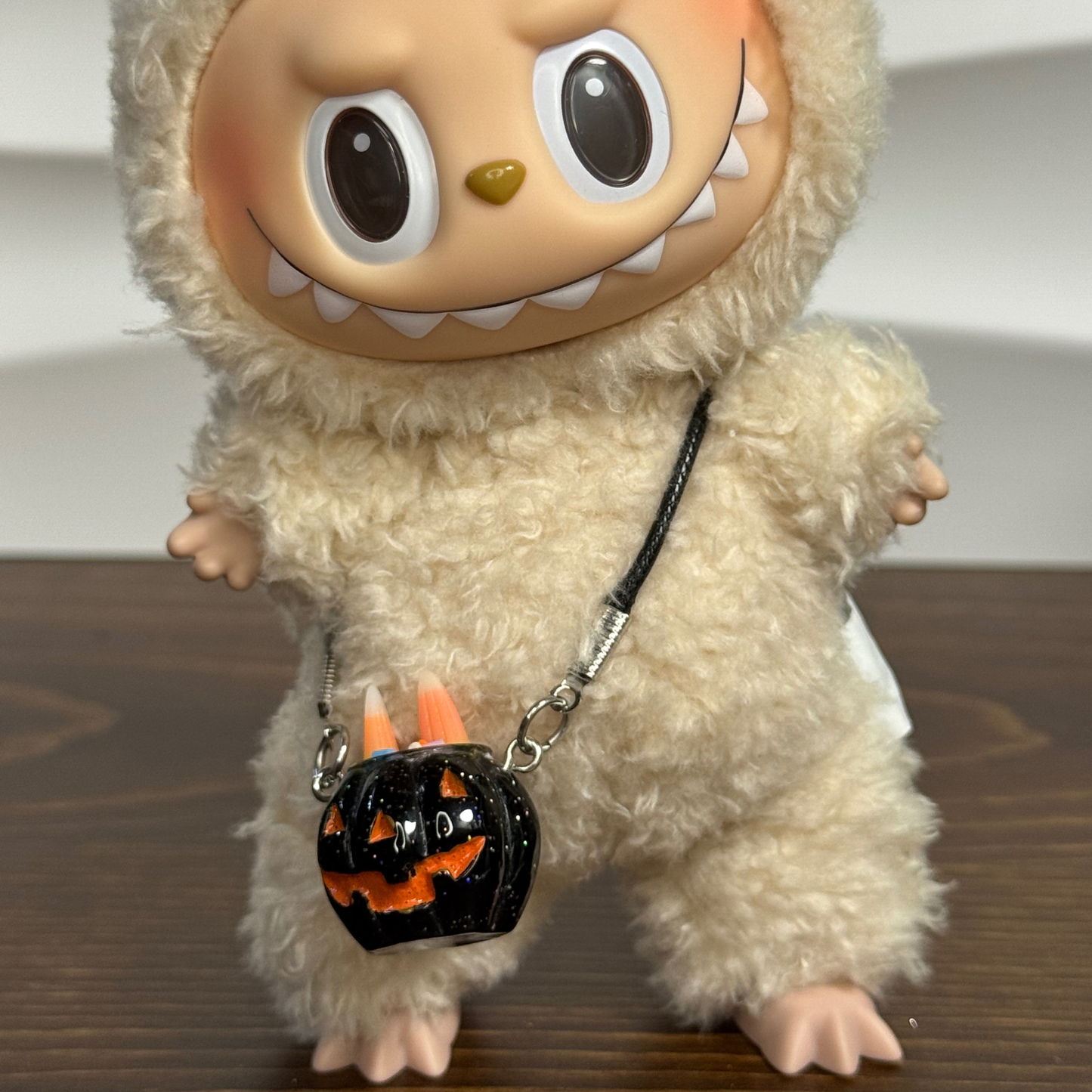 Pumpkin Trick-or-Treat Bucket Crossbody Bag