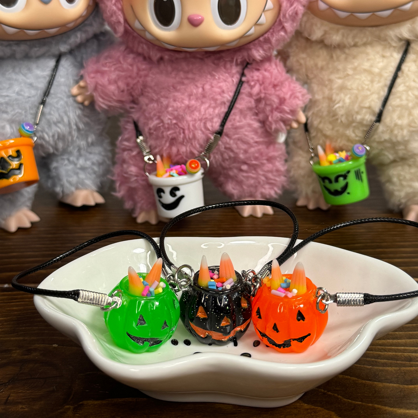 Pumpkin Trick-or-Treat Bucket Crossbody Bag