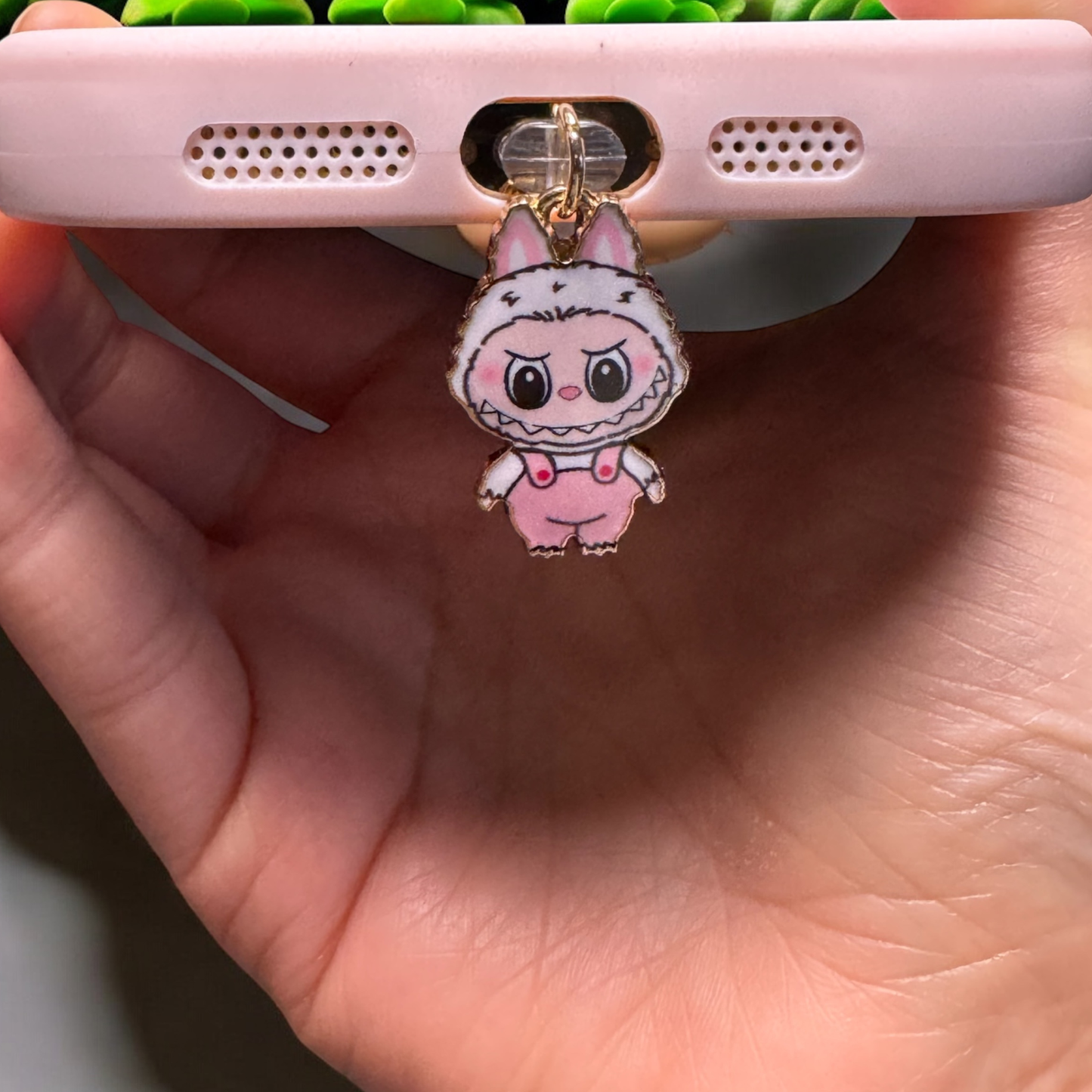 LABUBU Monster Kindle Dust Plug Charm: USB-C or Lightning