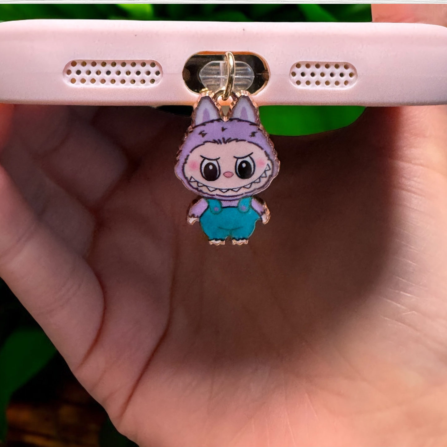 LABUBU Monster Kindle Dust Plug Charm: USB-C or Lightning