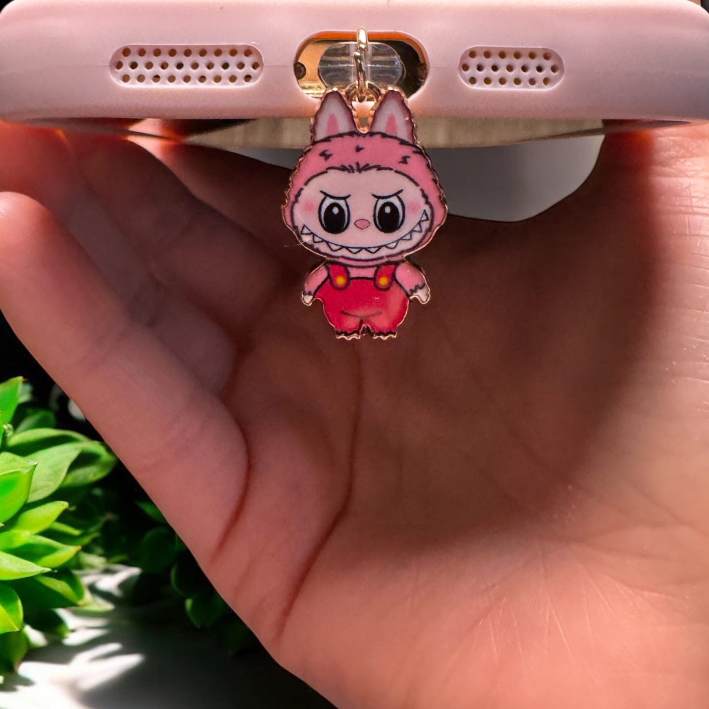LABUBU Monster Kindle Dust Plug Charm: USB-C or Lightning