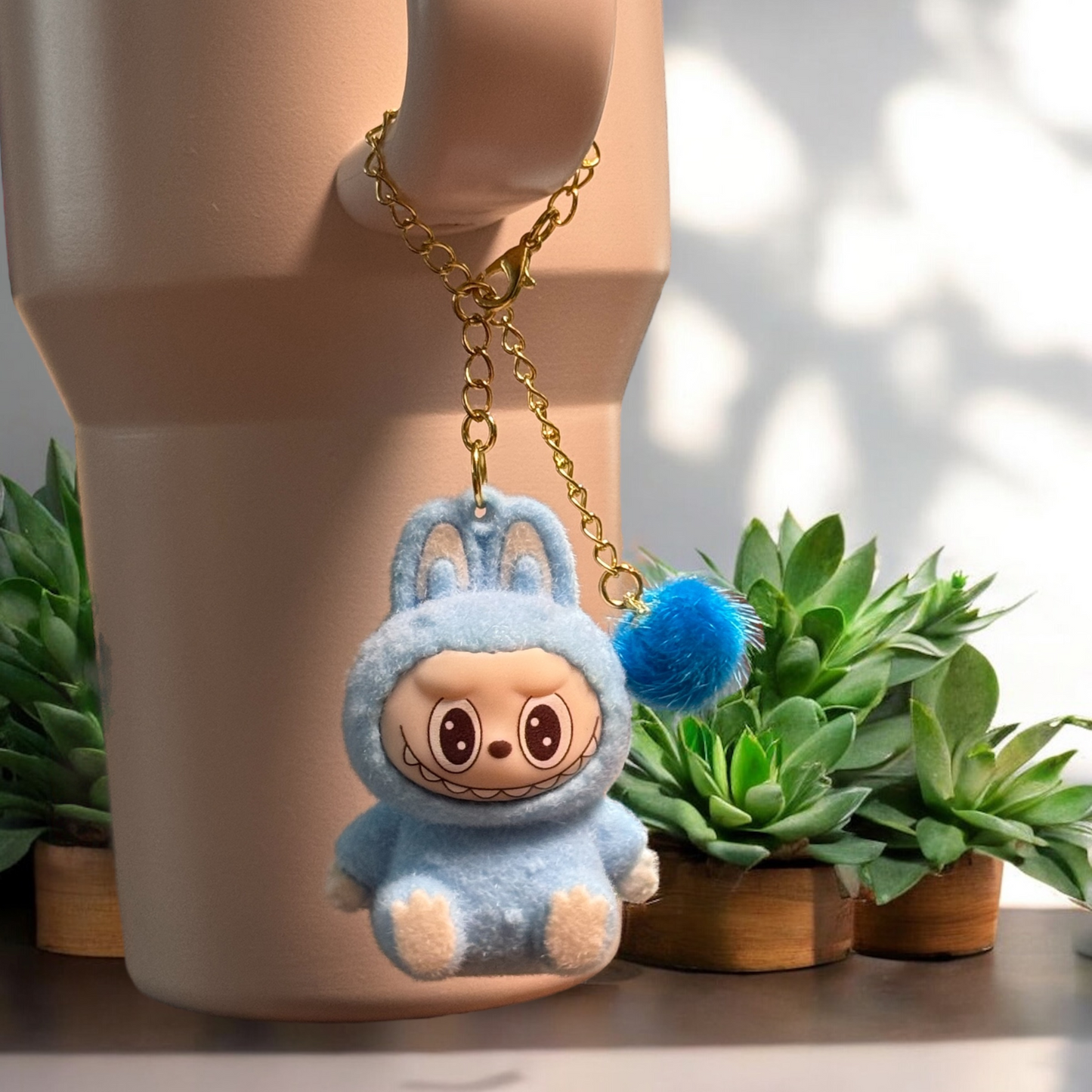 Labubu Tumbler cup Handle Charm