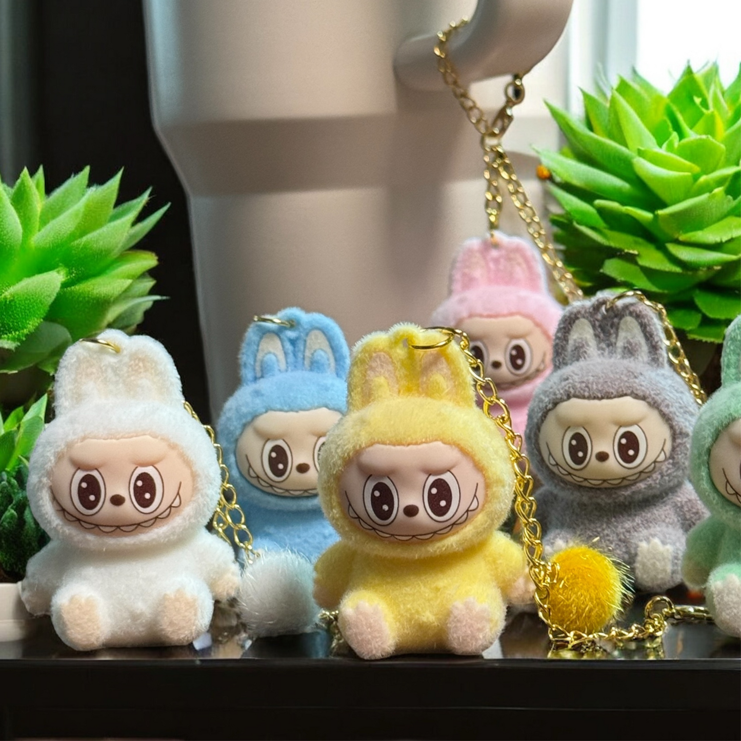 Labubu Tumbler cup Handle Charm