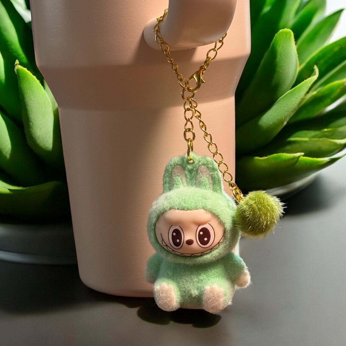 Labubu Tumbler cup Handle Charm