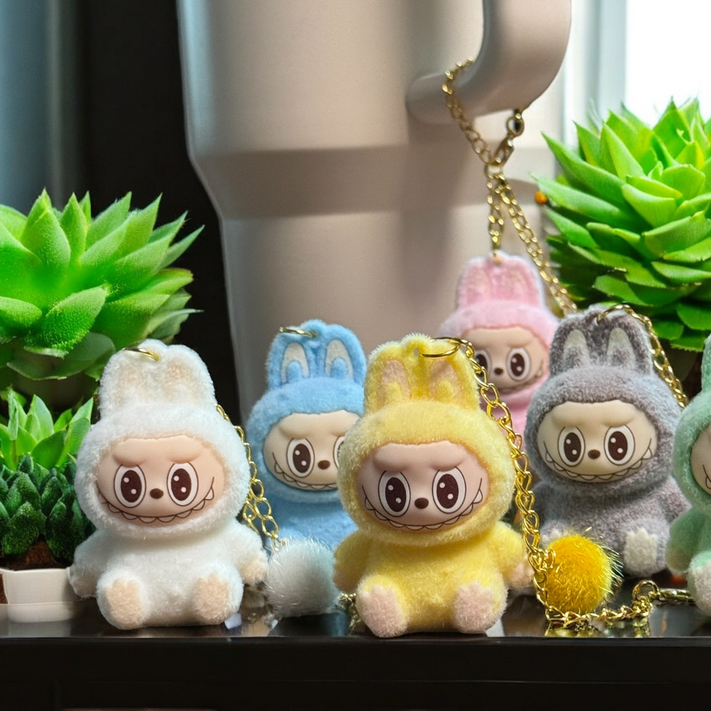 Labubu Tumbler cup Handle Charm