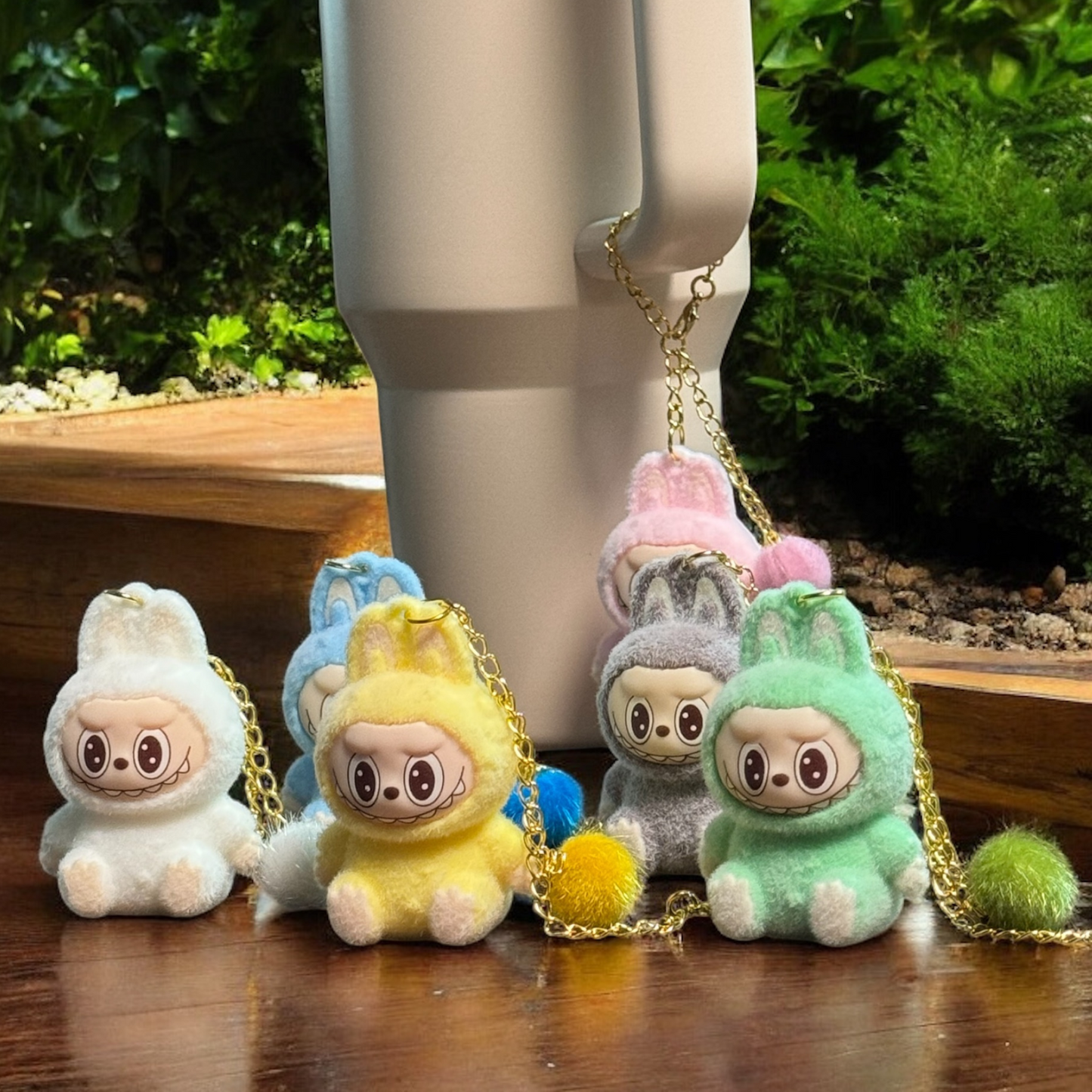 Labubu Tumbler cup Handle Charm